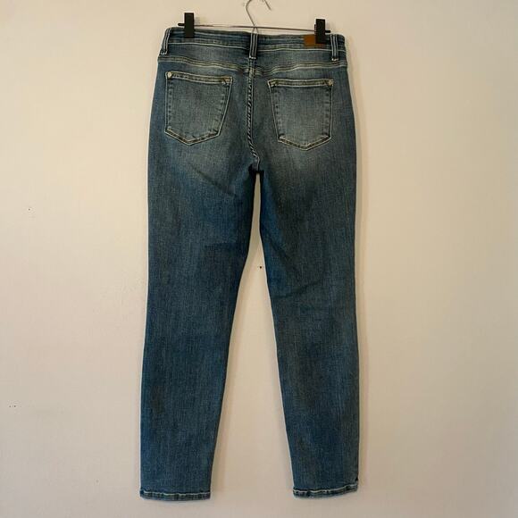 Judy Blue Slim Fit Medium Wash Straight Jeans Skinny Straight Women size 7 / 28 - Picture 7 of 11